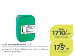 Point Vert PEDILUVE UAB SOIN HOOF FIT offre
