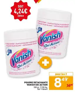 Trafic Vanish Poudre détachante offre