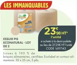 Point Vert Econatural Essuie pis offre