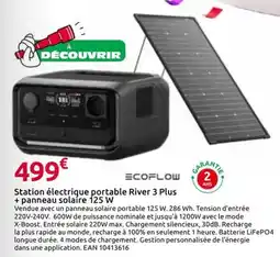 Mr Bricolage ECOFLOW Station électrique portable River 3 Plus offre
