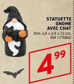 Trafic STATUETTE GNOME AVEC CHAT offre
