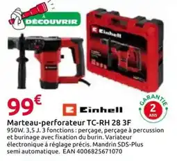 Mr Bricolage Einhell Marteau-perforateur TC-RH 28 3F offre