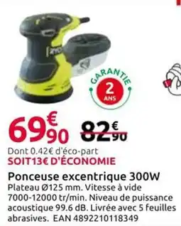 Mr Bricolage Zyto Ponceuse excentrique offre