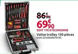 Mr Bricolage Valise trolley 130 pièces offre
