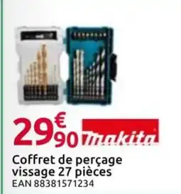 Mr Bricolage Makita Coffret de perçage vissage offre