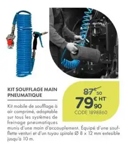 Point Vert KIT SOUFFLAGE MAIN PNEUMATIQUE offre