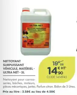 Point Vert ULTRA NET Nettoyant surpuissant véhicule, matériel offre