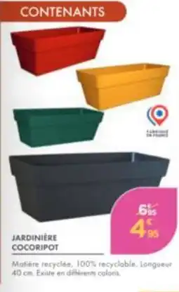 Point Vert COCORIPOT JARDINIÈRE offre