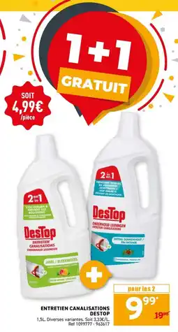 Trafic DesTop Entretien canalisations offre