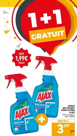 Trafic AJAX SPRAY NETTOYANT POUR VITRES offre