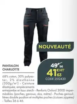 Point Vert PANTALON CHARLOTTE offre