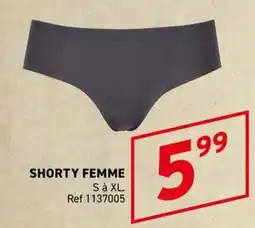 Trafic SHORTY FEMME offre