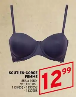 Trafic SOUTIEN-GORGE FEMME offre