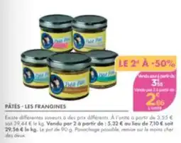 Point Vert Pâté Frangines offre