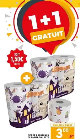 Trafic KARTIKA Papier toilette Halloween offre