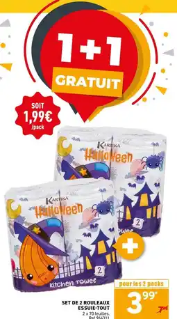 Trafic Set de 2 rouleaux essuie-tout offre
