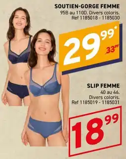 Trafic SOUTIEN-GORGE FEMME offre