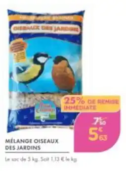 Point Vert Pion Champ Mélange Oiseaux des Jardins offre