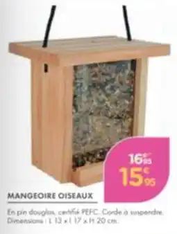 Point Vert MANGEORE OISEAUX offre