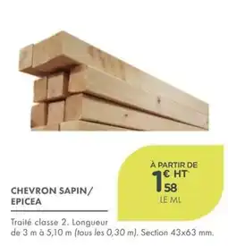 Point Vert CHEVRON SAPIN/EPICEA offre