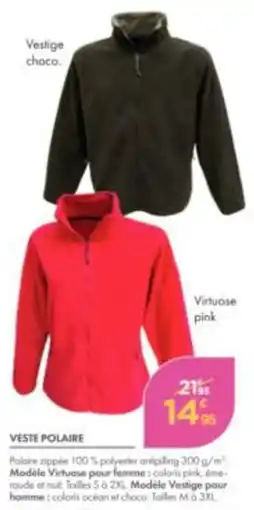 Point Vert Veste polaire Virtuose offre