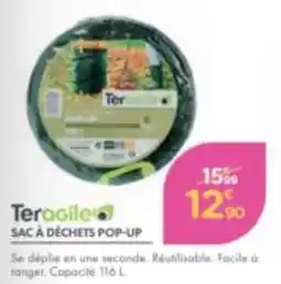 Point Vert Teragile SAC À DÉCHETS POP-UP offre