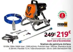 Mr Bricolage FEIDER Station de peinture Airless offre
