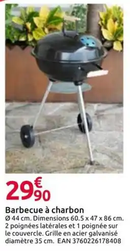 Mr Bricolage Barbecue à charbon offre