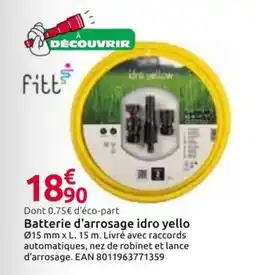 Mr Bricolage fitt idro yellow offre