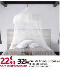 Mr Bricolage Ciel de lit moustiquaire offre