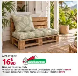 Mr Bricolage Gamme coussin Jody offre