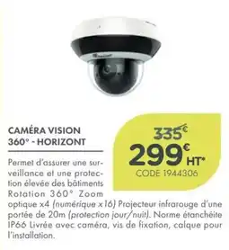 Point Vert haripset CAMÉRA VISION 360° - HORIZONT offre