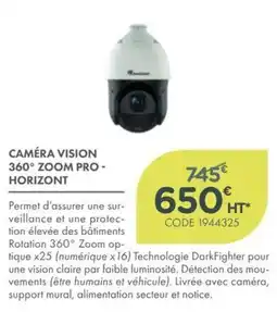 Point Vert Horizont CAMÉRA VISION 360° ZOOM PRO offre