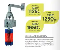 Point Vert HAPPYCOW Brosse à vache offre