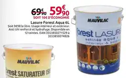 Mr Bricolage Lasure forest aqua offre