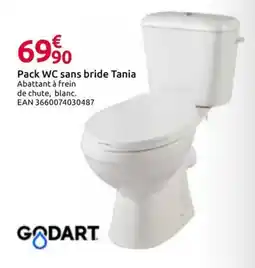 Mr Bricolage GODART Pack WC sans bride Tania offre