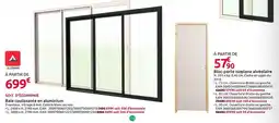 Mr Bricolage ALUSINAN Baie coulissante en aluminium offre