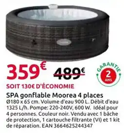 Mr Bricolage Moorea SPA gonflable 4 places offre