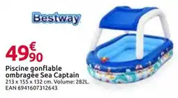 Mr Bricolage Bestway Piscine gonflable ombragée Sea Captain offre