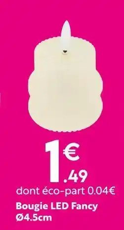 Maxi Bazar Bougie led fancy offre