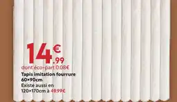 Maxi Bazar Tapis imitation fourrure offre
