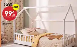 Maxi Bazar Lit cabane avec barrière 90×190cm offre