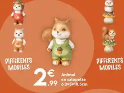 Maxi Bazar Animal en salopette offre