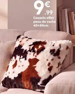 Maxi Bazar Coussin effet peau de vache offre