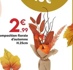 Maxi Bazar Composition florale d'automne offre