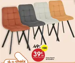 Maxi Bazar Chaise napoli offre