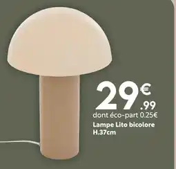 Maxi Bazar Lampe lito bicolore offre