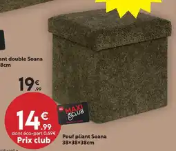 Maxi Bazar Pouf plant soana offre