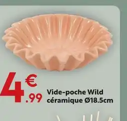 Maxi Bazar Vide-poche wild céramique offre