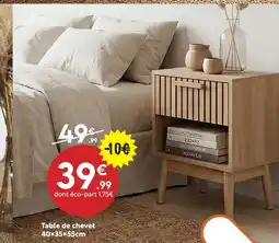 Maxi Bazar Table de chevet offre